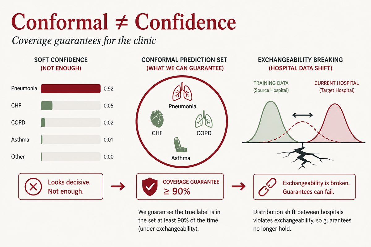Conformal prediction is not a confidence score