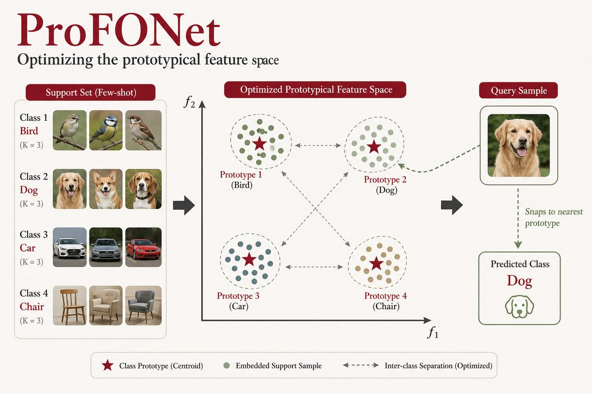ProFONet: Prototypical Feature Space Optimized Network for Few-shot Classification